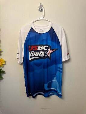 USBC Youth United States Bowling Congress Sublimated Performance Jersey Shirt